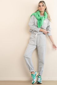 Deblon |  Sweater with logo Celia | grey | Picture 3