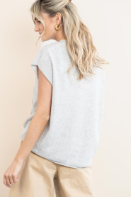 Deblon :  Soft merino blend top Cassie | grey - img9