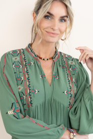 Hipanema |  Handmade necklace with colored beads Berbere | black | Picture 2