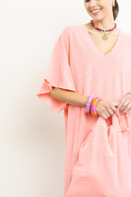 Hipanema |  Handmade colored bangle Imanie | pink | Picture 2