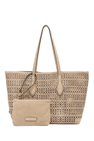 Gianni Chiarini |  Leather shopper Mashup | natural | Picture 1