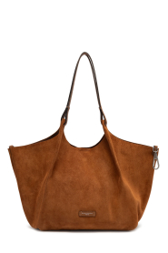 Gianni Chiarini |   Suède shopper Dua | camel 