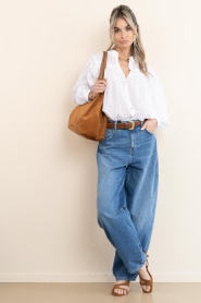 Gianni Chiarini :   Suède shopper Dua | camel  - img2