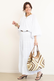 Gianni Chiarini |  Crochet shopper Dua | natural | Picture 3