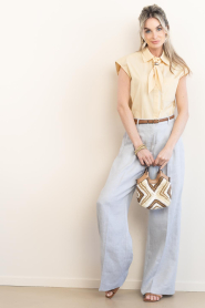 Gianni Chiarini |  Crochet handbag Dua Mini | camel | Picture 3