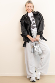 Gianni Chiarini |  Leather handbag Sienna Mini | silver | Picture 3