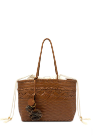 Gianni Chiarini |  Leather braided shopper Paloma | camel | Picture 1