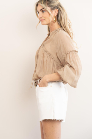 7 For All Mankind | Denim short Monroe | naturel | Afbeelding 8