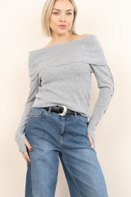 Dante6 |  Soft wool blend sweater Catani | grey | Picture 4