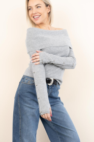 Dante6 |  Soft wool blend sweater Catani | grey | Picture 6