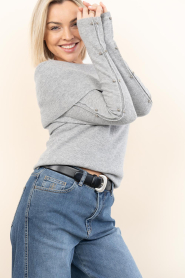 Dante6 |  Soft wool blend sweater Catani | grey | Picture 7