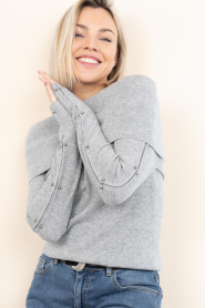 Dante6 |  Soft wool blend sweater Catani | grey | Picture 10