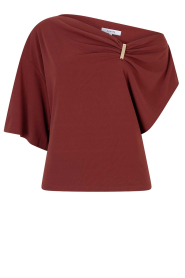 Dante6 |  Off-shoulder top Gou | burgundy | Picture 1