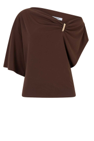 Dante6 |  Off-shoulder top Gou | brown