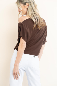 Dante6 |  Off-shoulder top Gou | brown | Picture 10