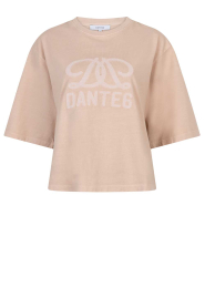 Dante6 |  Cropped T-shirt with logo Maimu | pink