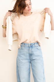 Dante6 |  Cropped T-shirt with logo Maimu | pink | Picture 2