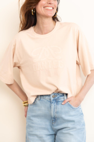 Dante6 |  Cropped T-shirt with logo Maimu | pink | Picture 7