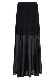 Dante6 |  Mesh maxi skirt Solis | black | Picture 1