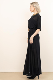 Dante6 |  Mesh maxi skirt Solis | black | Picture 8