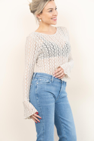 Dante6 :  Lace stretch top Giva | beige - img5