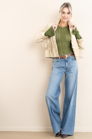 Dante6 :  Lace stretch top Giva | green - img3