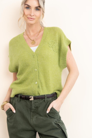 Dante6 |  Alpaca cardigan Zyra | green | Picture 4