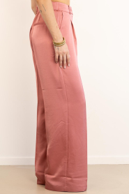 Dante6 |  Satin trousers Jules | pink | Picture 5