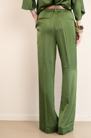 Dante6 |  Satin trousers Jules | green | Picture 8