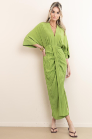 Dante6 |  Viscose dress Bradshaw | green | Picture 2