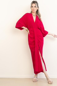 Dante6 :  Viscose dress Bradshaw | pink - img3