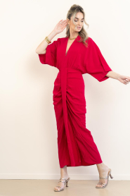 Dante6 :  Viscose dress Bradshaw | pink - img6