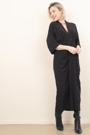 Dante6 :  Viscose dress Bradshaw | black - img4