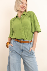 Dante6 |  Viscose top Devi | green | Picture 2