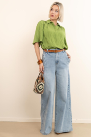 Dante6 |  Viscose top Devi | green | Picture 3