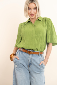 Dante6 |  Viscose top Devi | green | Picture 5