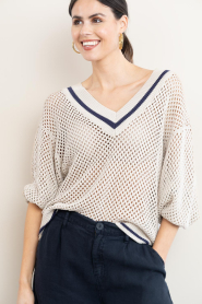 Dante6 |  Crochet sweater Volcy | natural | Picture 2