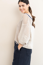 Dante6 |  Crochet sweater Volcy | natural | Picture 7