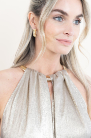 Dante6 |  Metallic halter dress Heavenly | metallic | Picture 9