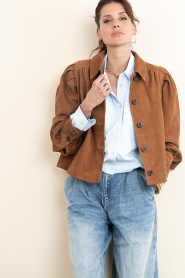 Dante6 :  Suede country jacket Micaiah | brown - img2