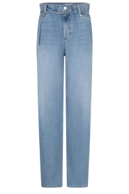 Dante6 |  Wide leg jeans with belt Nash | blue | Picture 1