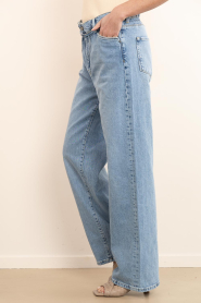 Dante6 |  Wide leg jeans with belt Nash | blue | Picture 5