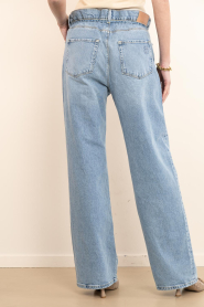 Dante6 |  Wide leg jeans with belt Nash | blue | Picture 6
