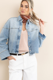 Dante6 :  Denim cape/jacket Talisa | blue - img4