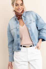 Dante6 :  Denim cape/jacket Talisa | blue - img5