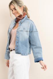 Dante6 :  Denim cape/jacket Talisa | blue - img8