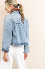 Dante6 :  Denim cape/jacket Talisa | blue - img9