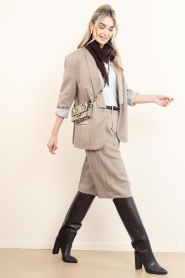 Dante6 |  Viscose blazer Dayva | beige | Picture 3