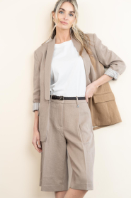 Dante6 |  Viscose blazer Dayva | beige | Picture 6