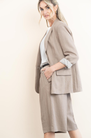 Dante6 |  Viscose blazer Dayva | beige | Picture 8